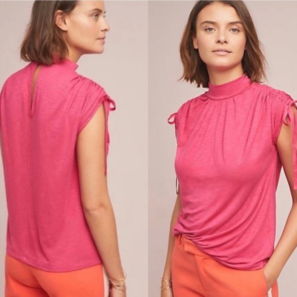 Anthropologie Pink Top